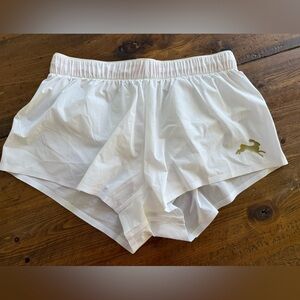Tracksmith Strata White Racing Shorts